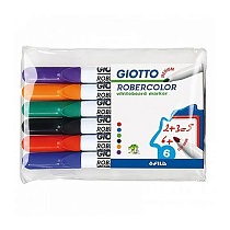 Набор маркеров Giotto Robercolor, для белой доски, 6 штук, блистер